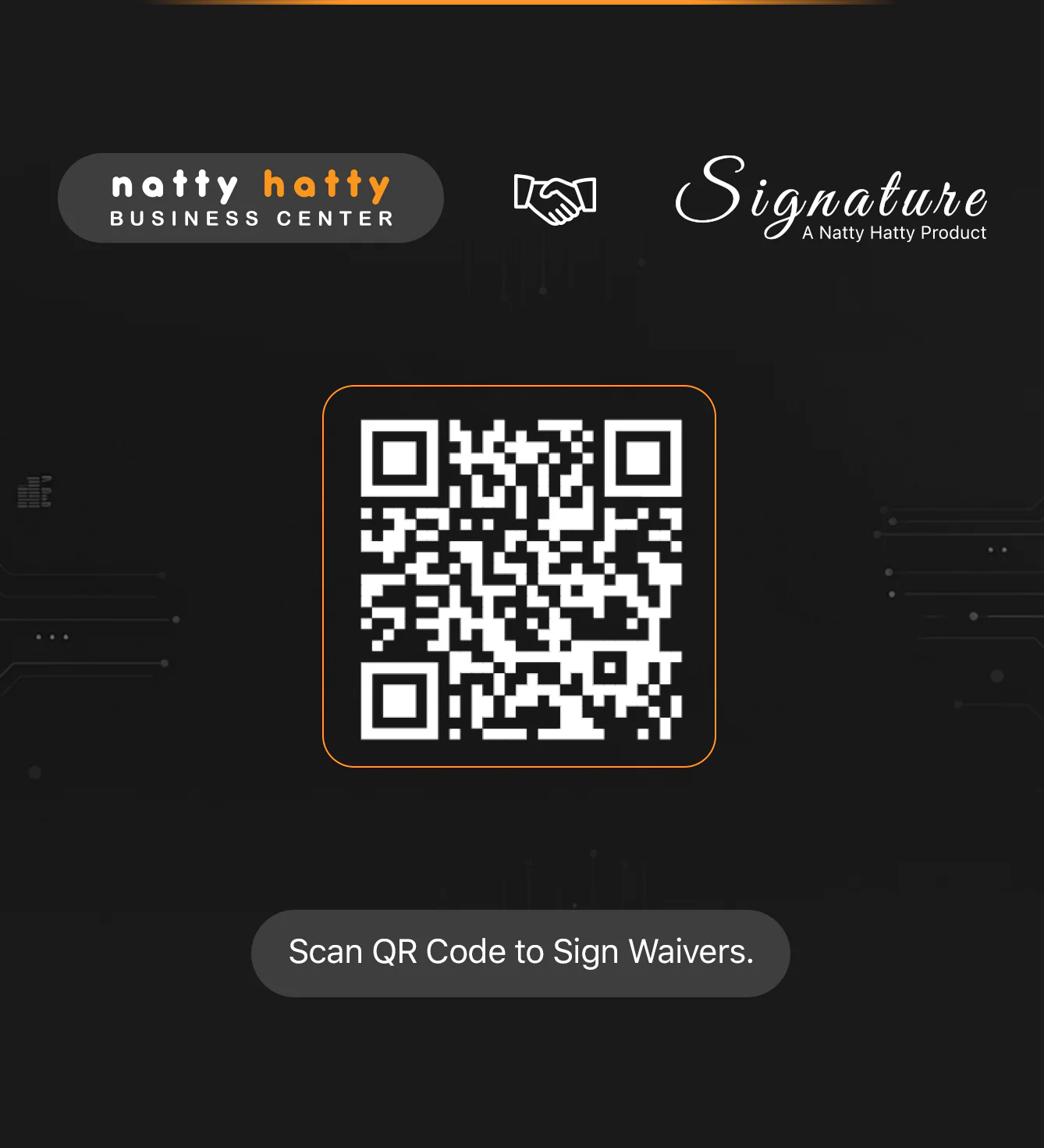 QR code waiver signing for instant and contactless waiver completion
